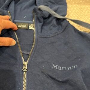 Marmot Navy Full-Zip Hoodie